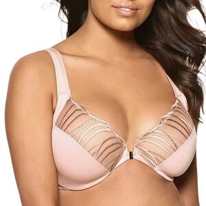 NEW Felina Paramour Angie Front Close Minimizer Bra Women's 34H